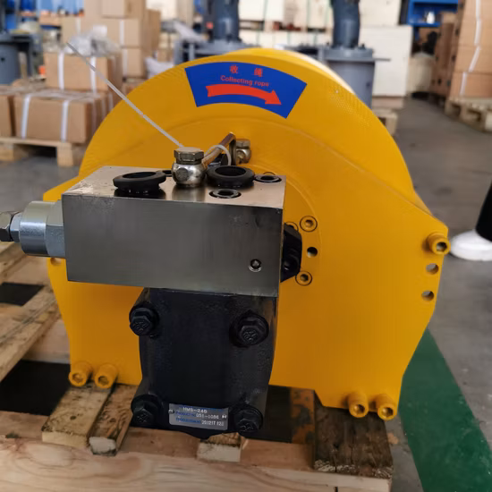 Hydraulic Winch for Lift 1 Ton 2 Ton 3 Ton 5 Ton Outdoor Mini Roof Crane Hoist Small Crane and Drag Goods St10 St20 Cable Lifter Cable Lifting Machine