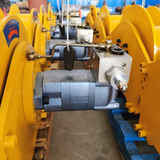 Hydraulic Winch for Lift 1 Ton 2 Ton 3 Ton 5 Ton Outdoor Mini Roof Crane Hoist Small Crane and Drag Goods St10 St20 Cable Lifter Cable Lifting Machine